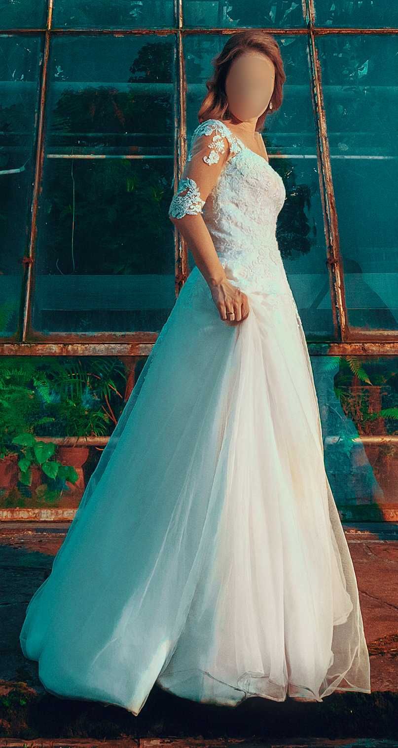 Suknia ślubna Sweetheart Justin Alexander sukienka biała 36-42, 158+8