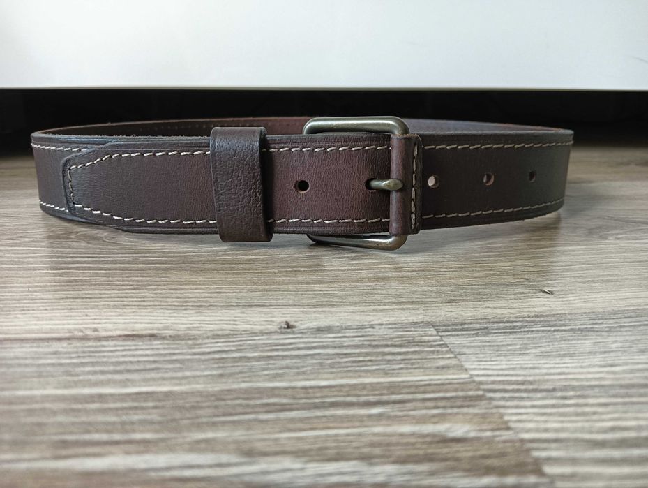 Vintage GAP Pasek skórzany – Made in USA – Men’s 30 – Dark Brown
