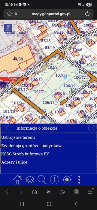 Działka na wynajem vis a vis prefabetu w strefie przemysłowej