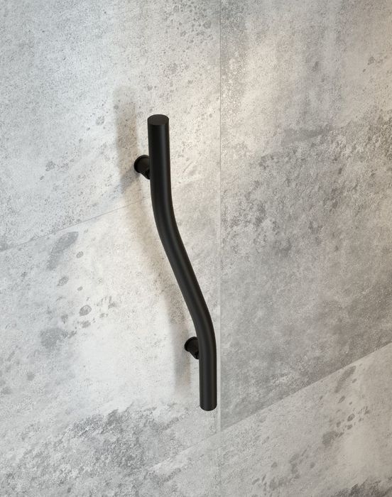 Dekoracyjny  uchwyt ścienny pod prysznic Deante 61cm srebrny chrom