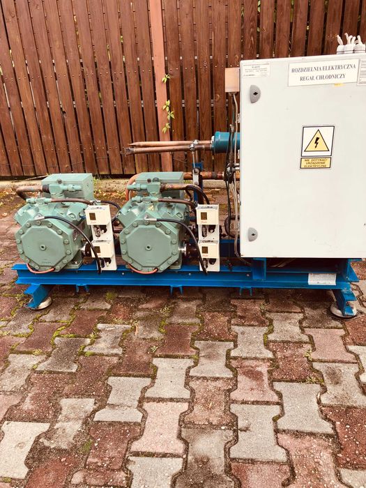 Agregat chłodniczy zestaw 2-sprężarkowy Bitzer 4EES-4Y , 2 x 22,7m3/h