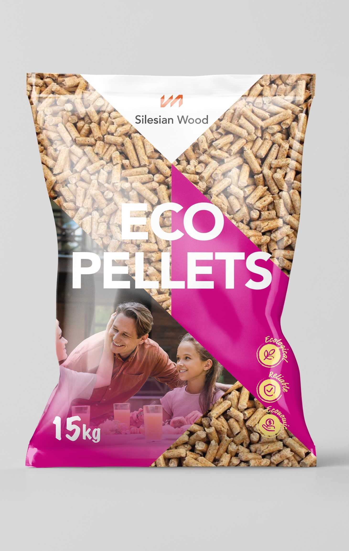 Silesian Wood / ECO Pellet / FIOLETOWY / 975kg paleta