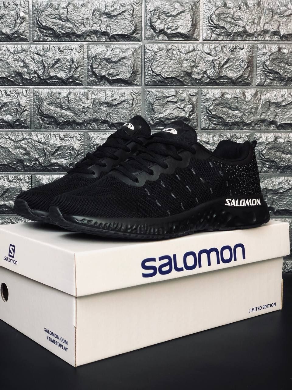 Кроссовки Мужские Salomon Черный Летние кроссовки Саломон