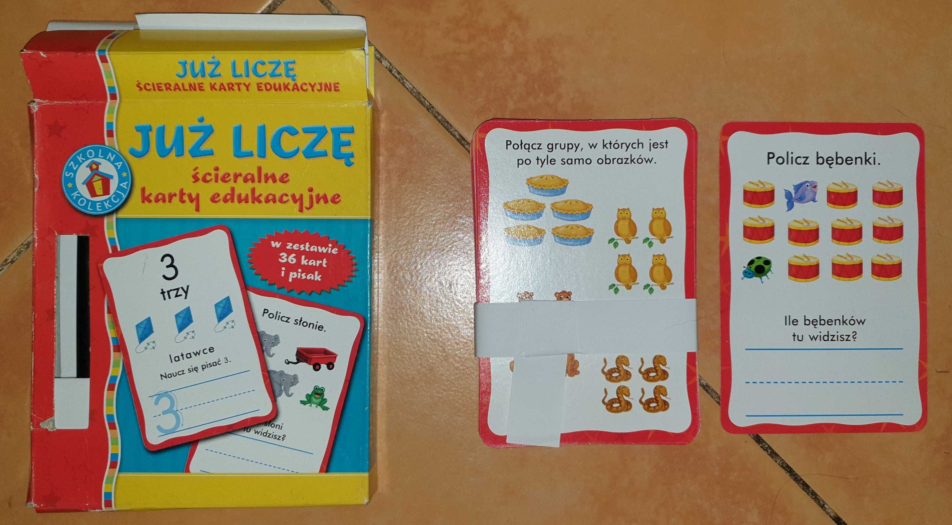 Książeczki edukacyjne do nauki pisania/liczenia