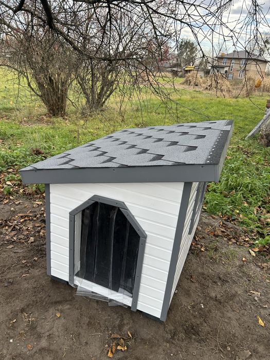 Велика буда для великих порід собак будка песикам утеплена собакам