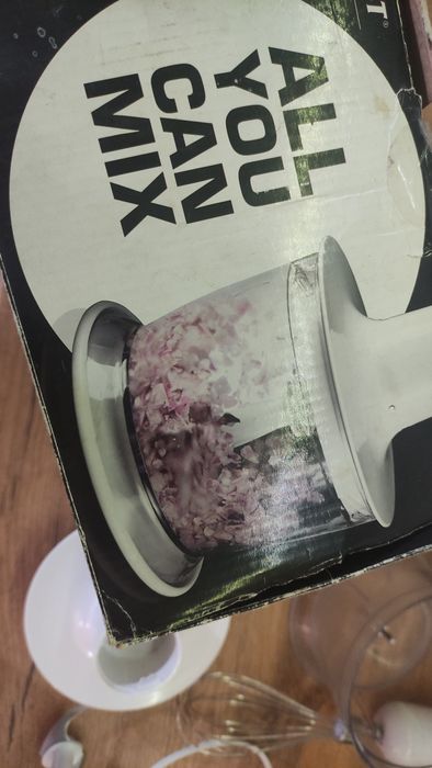 Używany, sprawny zestaw blender ręczny, mikser, trzepaczka - moc 600W