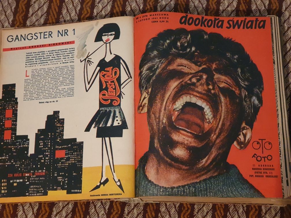 Dookoła świata czasopismo - rok 1961