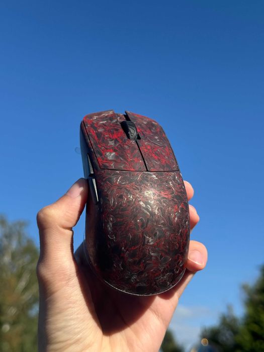 WLmouse Ying Forged 8K PAW3950HS Carbon RED