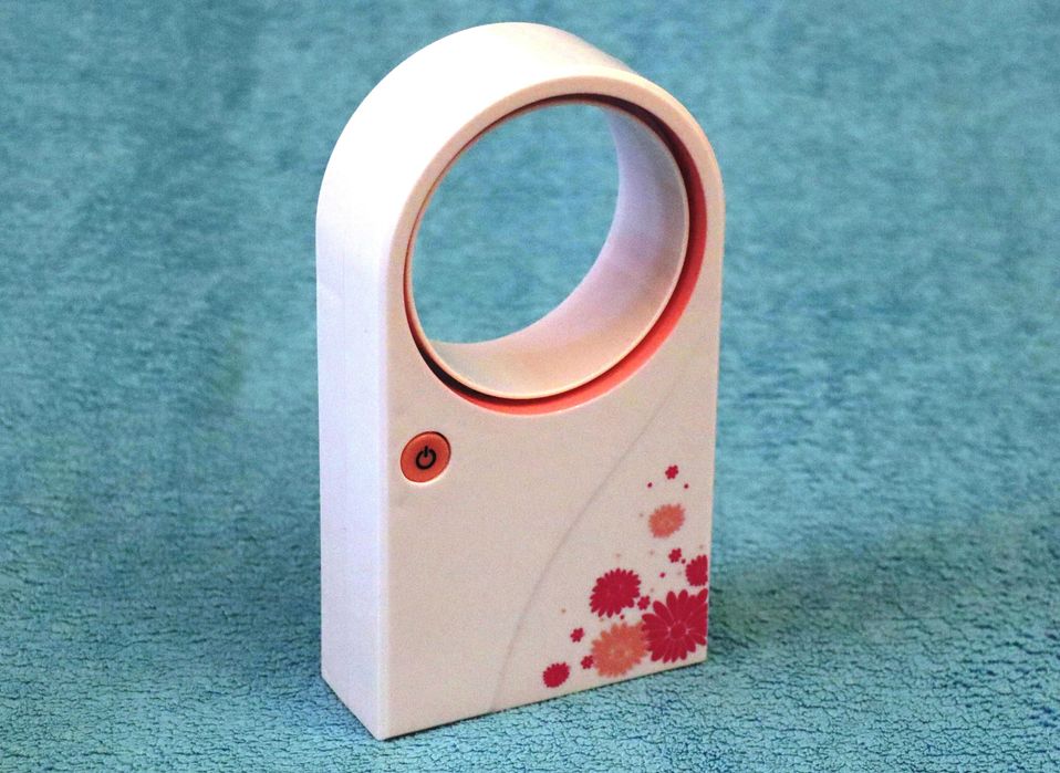 Wentylator bezłopatkowy wiatrak USB baterie