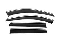 Volvo XC90 2002-2014 рр. Вітровики з хромом Niken Luxury (4 шт)