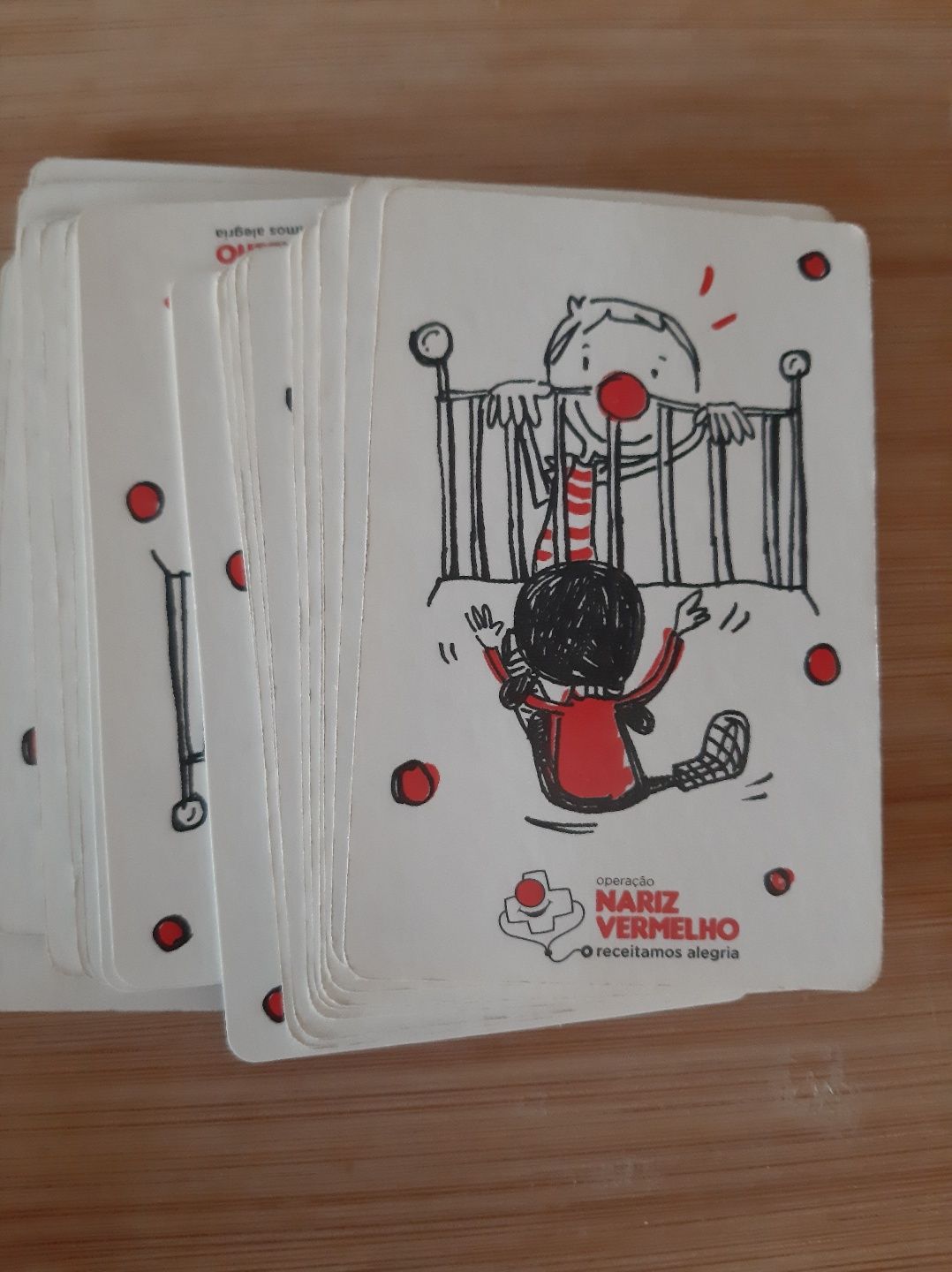 Baralho de cartas "Operação Nariz Vermelho "