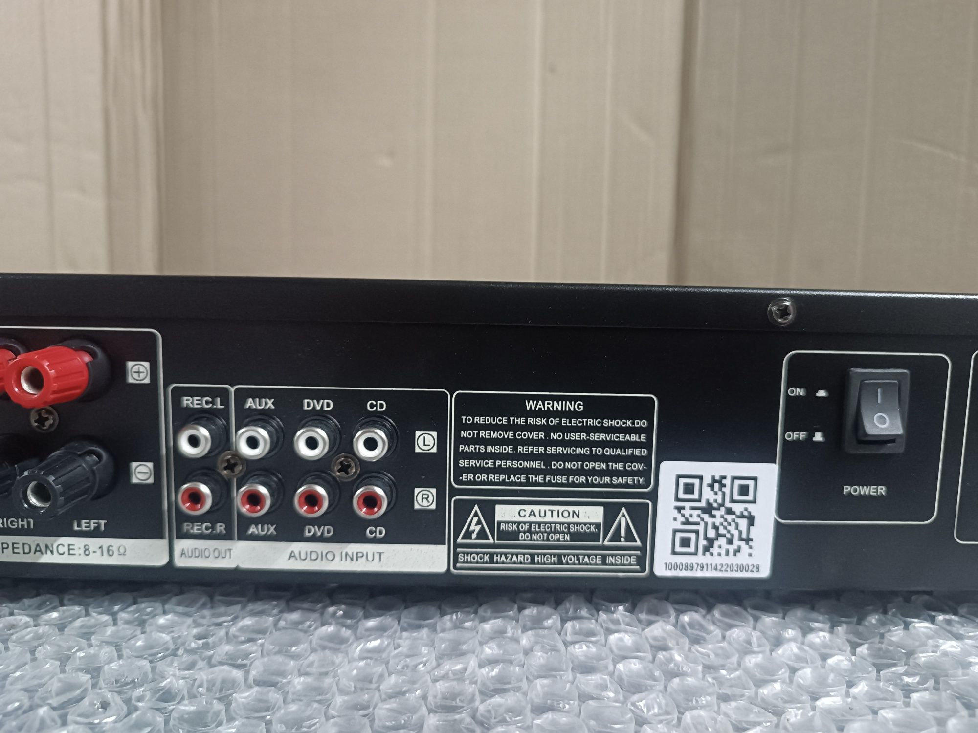 Підсилювач Auna AV2-CD508BT Hi-Fi, чорний