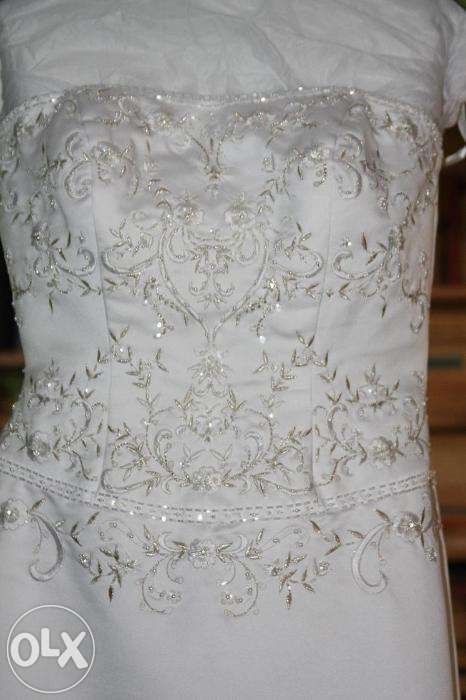 Suknia ślubna David's Bridal+GRATIS buty ślubne z USA