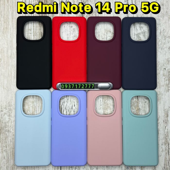 Чехол софттач Silicone Case Fibra на Xiaomi Redmi Note 14 Pro 5G Чохол