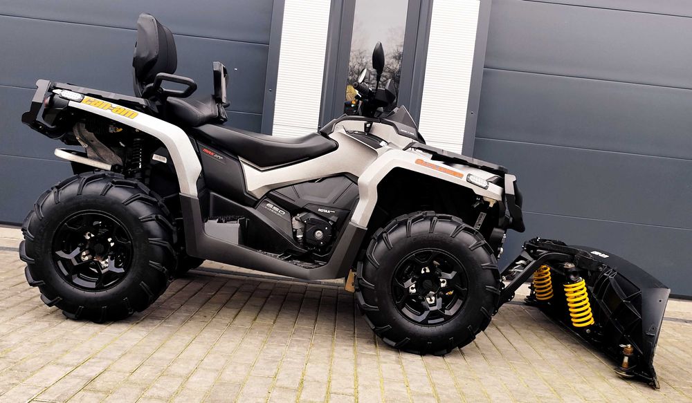 Can-Am Outlander 650 MAX XT, pług ALPINE, 1376km, 2016r, DOPOSAŻONY!