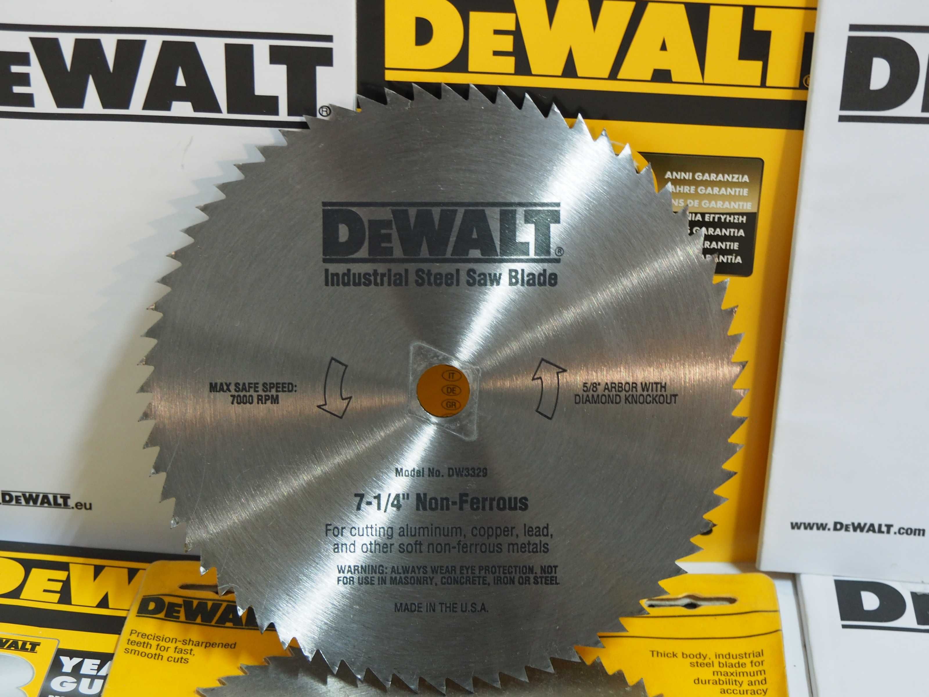 Tarcza DEWALT DW 3329 pila do miedż aluminium pilarka milwaukee