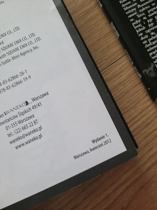 Kuroshitsuji Black Butler Mroczny Kamerdyner tomy 3-11