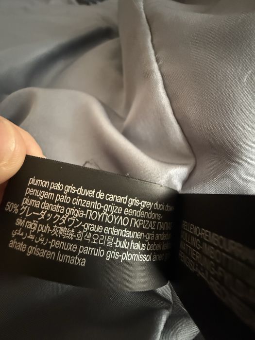 Пуховик Zara натуральний пух-перо 10-13 років