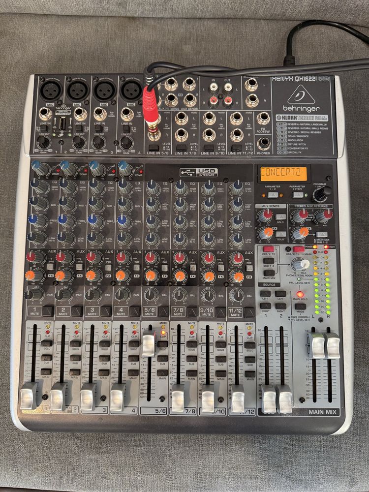 Behringer xenyx qx1622 usb