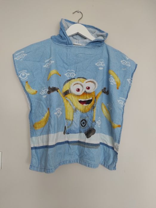 Ręcznik dziecięcy z kapturem Minionki bawełna