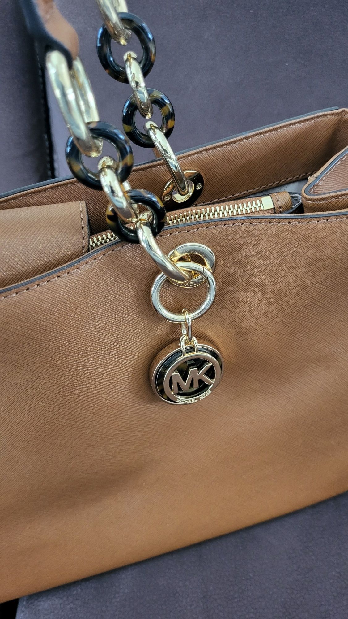 Torebka Michael Kors brązowa ruda oryginał
