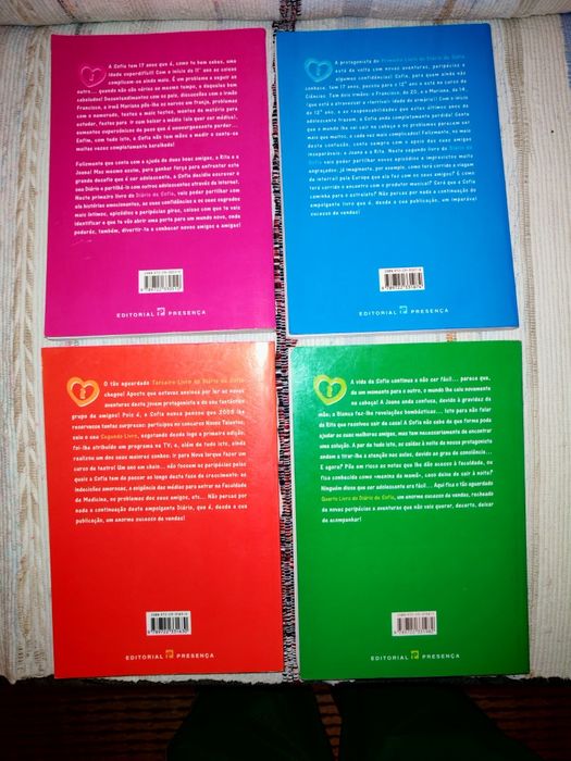 Livros Diário de Sofia 1, 2, 3 e 4 (Portes grátis)