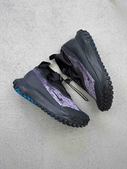 Мужские кроссовки Nike ACG Mountain Fly GORE-TEX Black Violet. 40-45