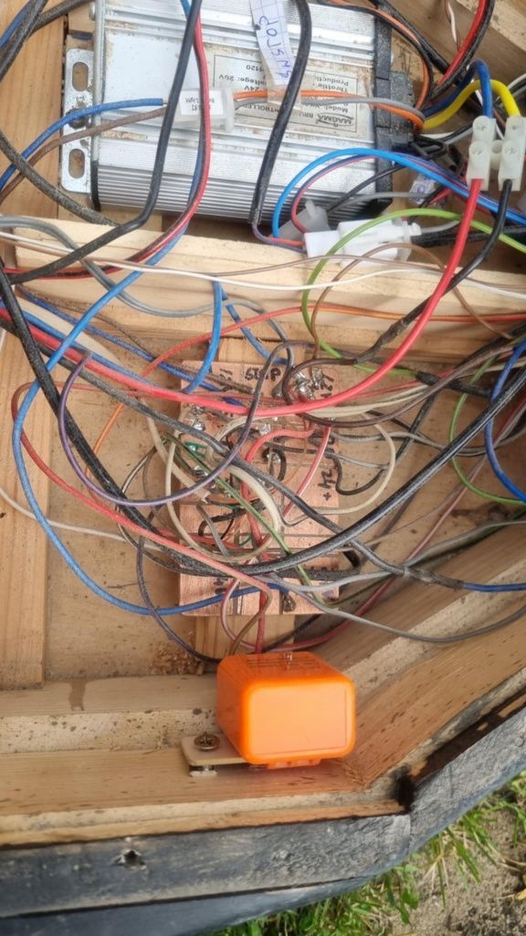 Pojazd wózek elektryczny dla dorosłych samoróbka