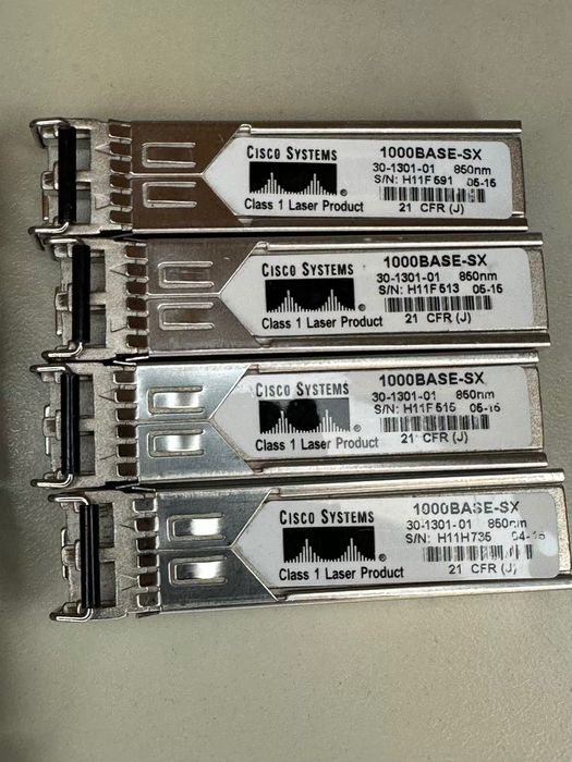 Cisco SFP Mini-GBIC Transceiver Module Ethernet Gigabit novos e usados