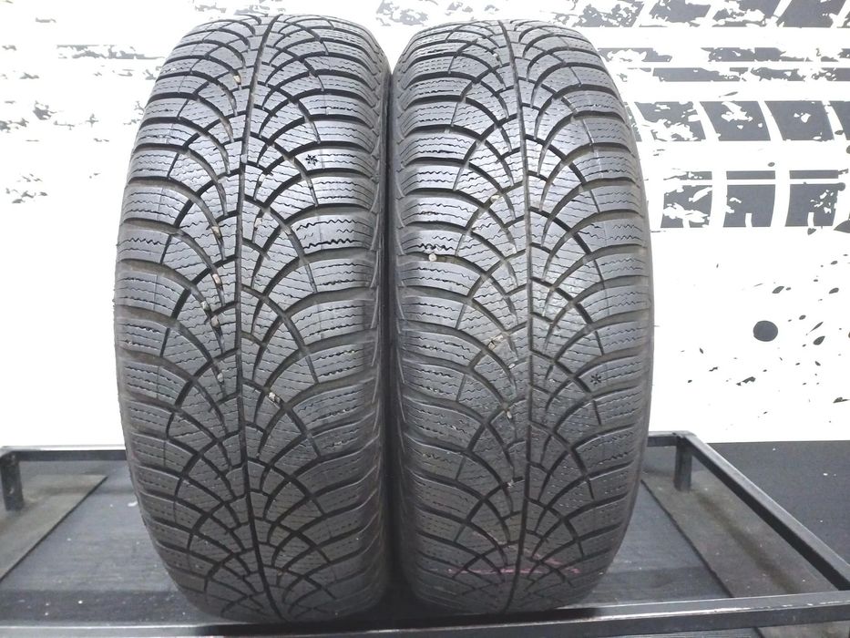 2x 195/65r15 goodyear  opony zimowe 7mm 52415