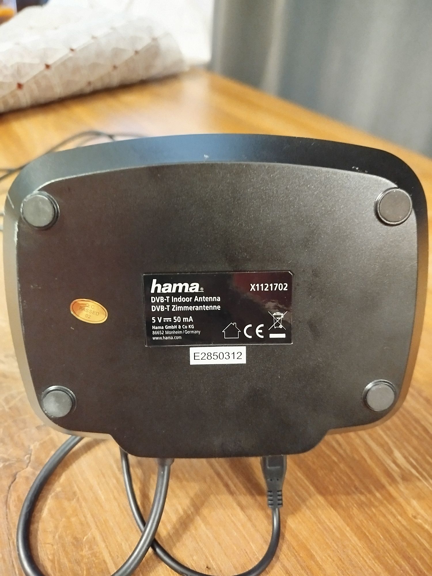Antena TV HAMA DVB-T Indor 5V=50mA