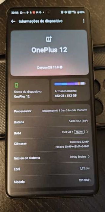 Oneplus 12  512 GB 16 GB Ram