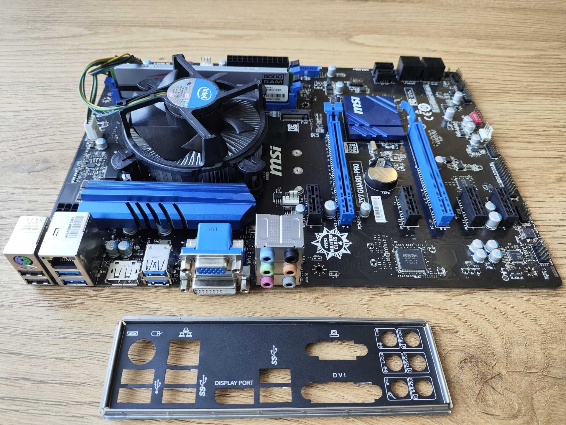 MSI Z97 GUARD-PRO + Intel Core i5-4440 + 8GB DDR3