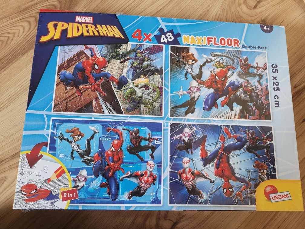 Marvel spiderman puzzle nowe