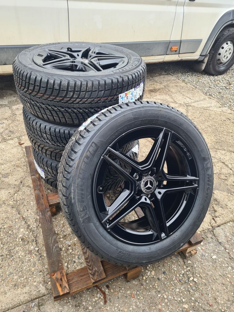 Komplet nowe oryginał koła zimowe Mercedes glc amg 235/55/19 michelin