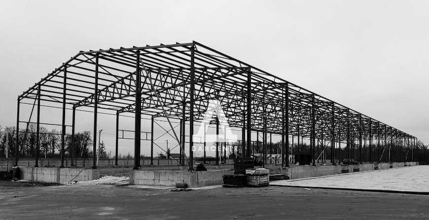 Каркас ангару - для приміщення виробництва під замовлення