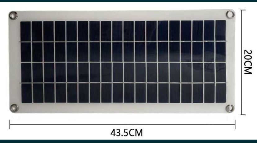 Сонячна панель 30 вт для зарядки телефона /2 USB/43.5x20см