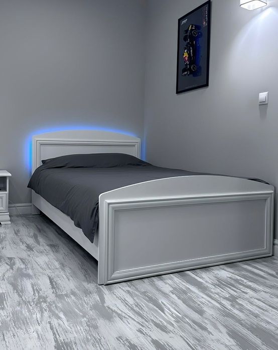 Ліжко біле 120*200 Салерно