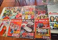 Conjunto de 9 Revistas de Futebol