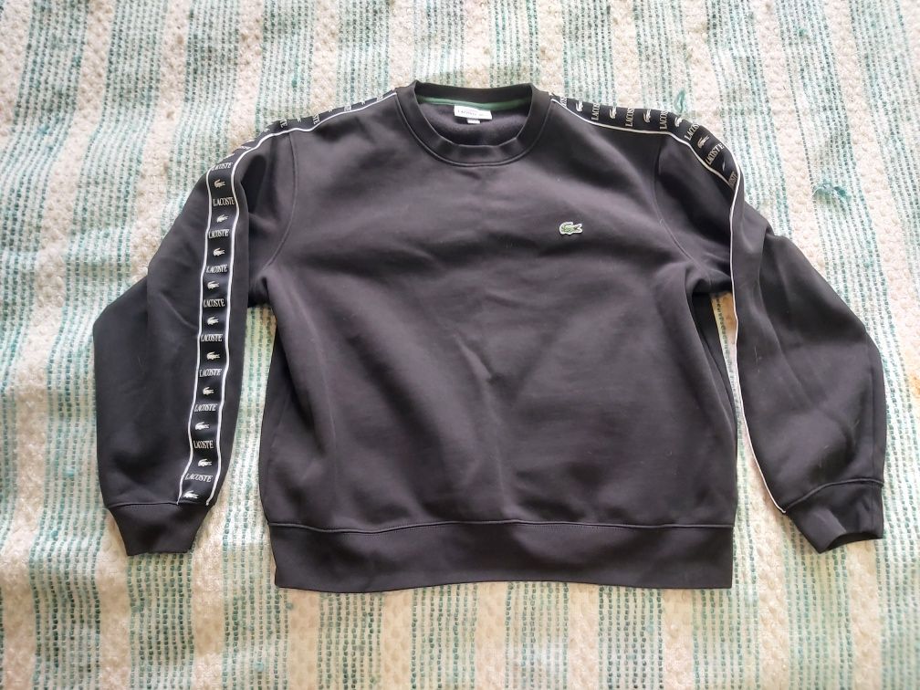 Bluza Lacoste czarna, rozmiar XL stan jak nowy, raz uprana.