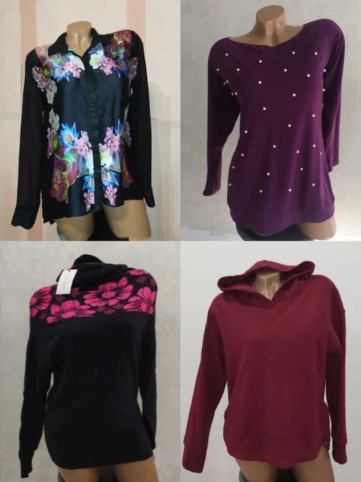 Толстовка теплая С-М р .Свитер. Новое платье 38р Fervente Туника