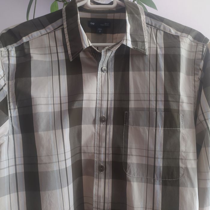 Gap koszula w odcieniach brązu S slim fit