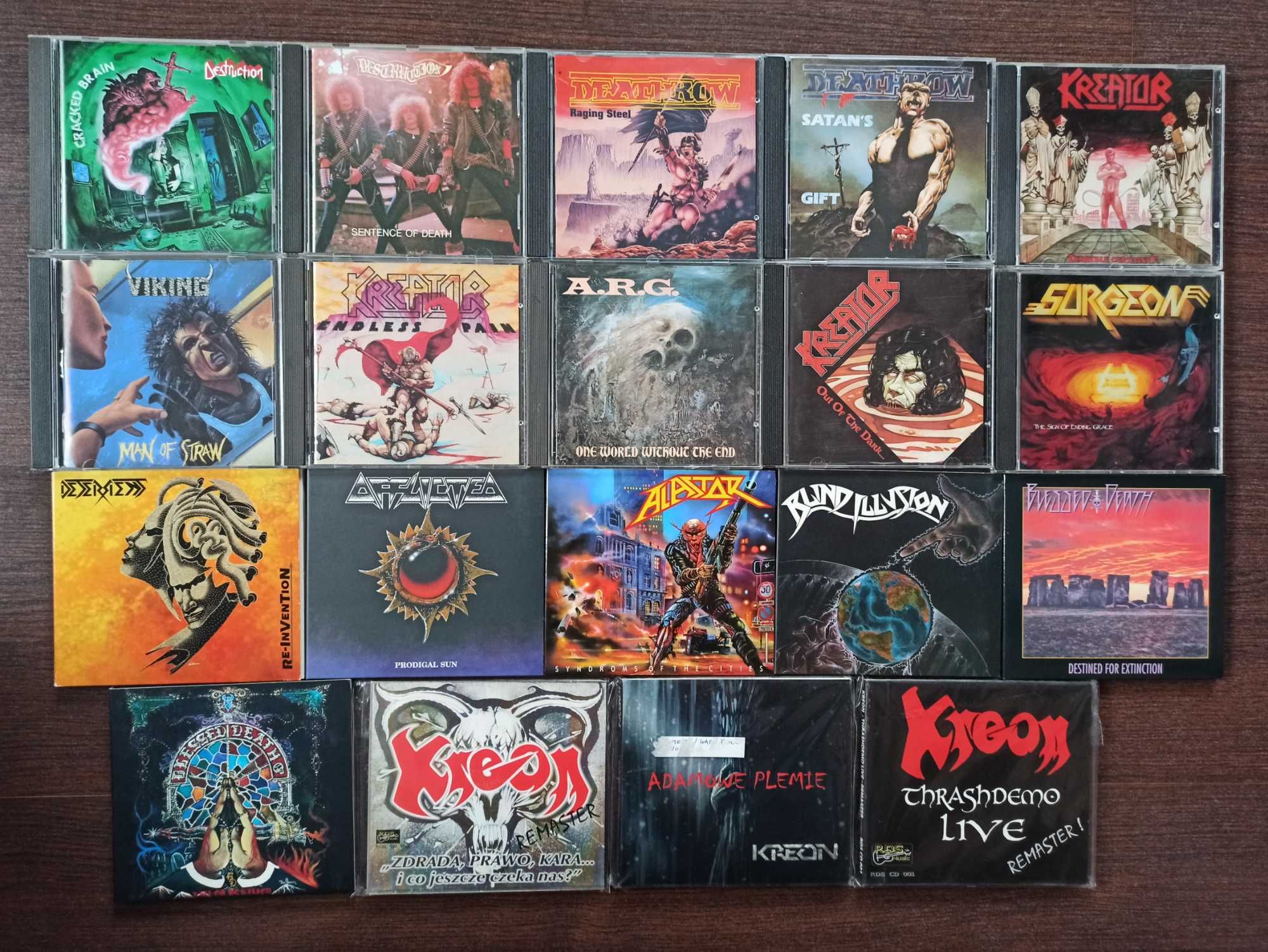Płyty CD metal,thrash,death.First press,rare.Sepultura,Kreator,Alastor