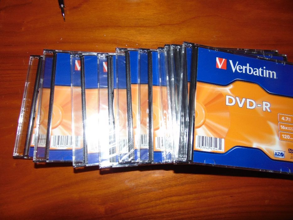 DVD Verbatin -R 4,7GB NOVO com case