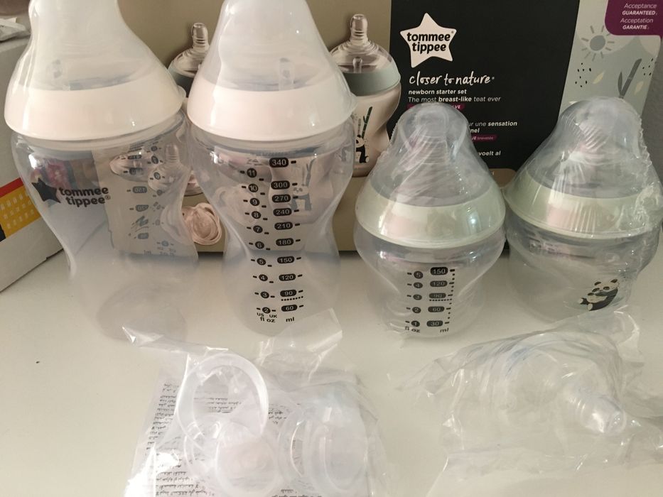 Zestaw TOMMEE TIPPEE (butelki ze smoczkami 0-3m)