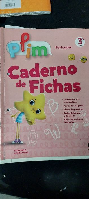 Livros e fichas 3 ano plim