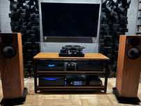 Szafka audio  Rtv Stolik HiFi na sprzęt pod zamówienie Dąb Loft komoda