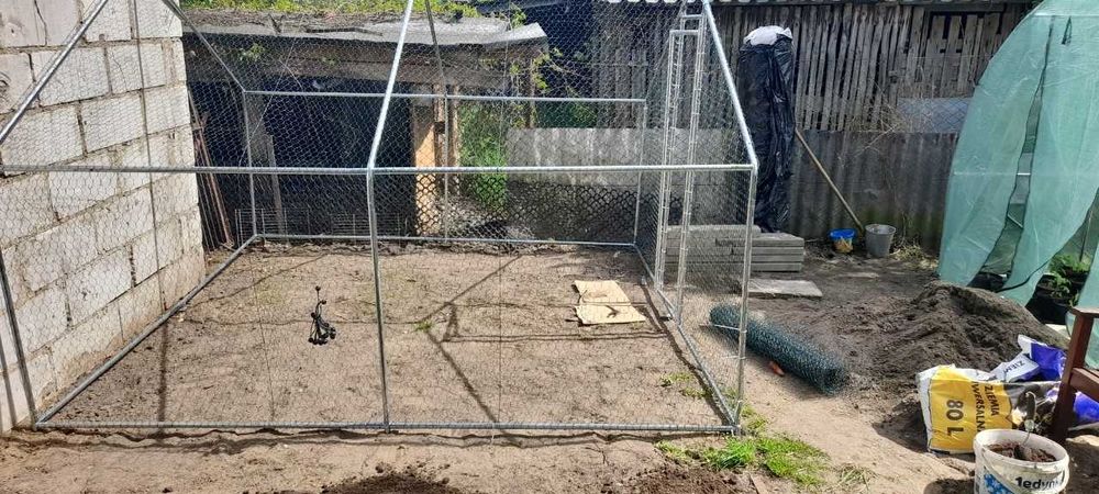 Namiot klatka woliera dla zwierząt drobiu roślin wymiar 3x8m
