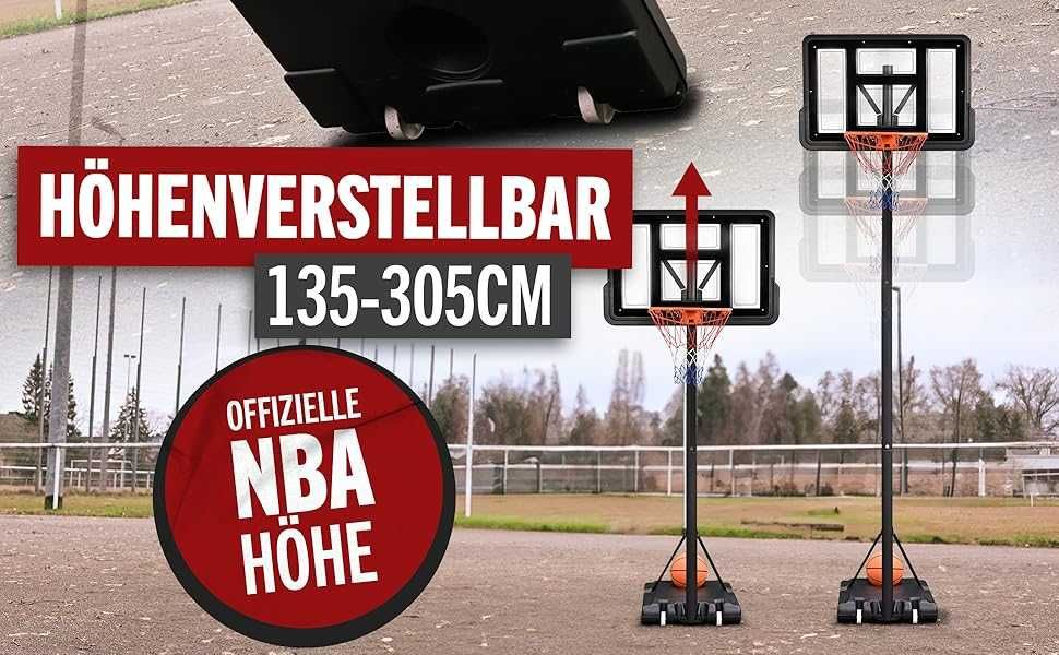 NOWY*wysyłka24h PROFESJONALNY kosz do koszykówki 3.05m 305cm OKAZJA