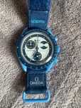 NOWE!!Zegarki Swatch x Omega Moonphase Blue